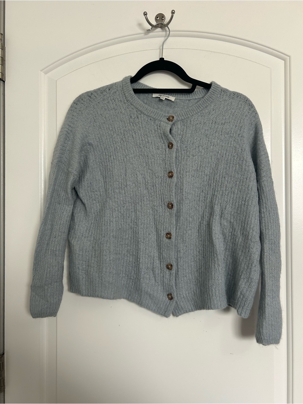 Madewell Bellaire Alpaca Blend Cardigan Sweater Size XS Chic Preppy 90s Academia